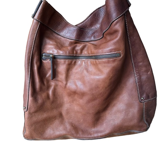 Banana Republic Ashbury Large Leather Shoulder Bag Hobo - Picture 3 of 13